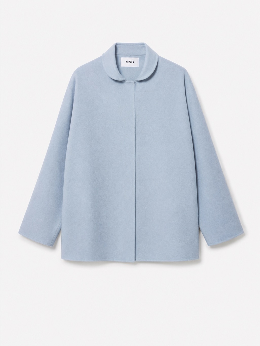 MANGO Flowy Linen Shirt Size M
